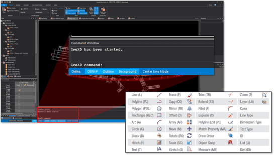 Geoxd cad command