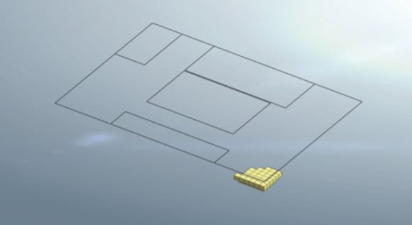 Fig. 6. Fine sands layer