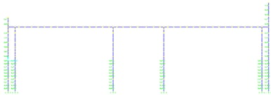 Figure 24.SAP 2000 structural finite element model