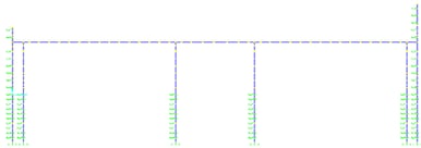 Figure 24.SAP 2000 structural finite element model