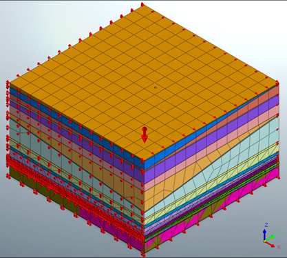 Figure 10_ Dimensions of developed numerical model