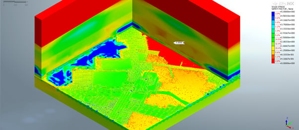 Figure 20_Stability of roof layers in surrounding of analysed area