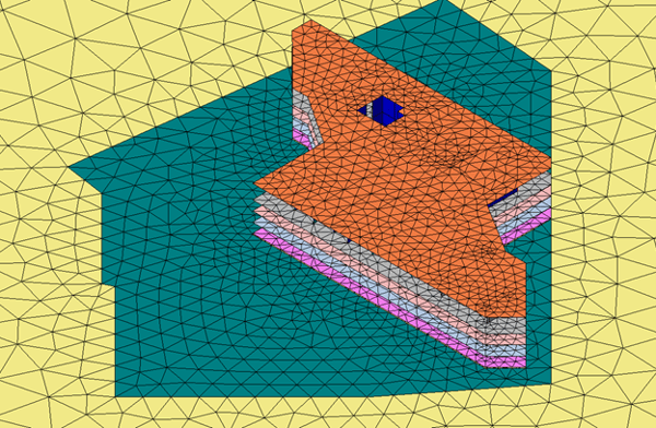 Podium and basement levels